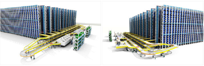 MiniLoad Stacker Crane ASRS Material Box Stacker Craneâ Automatic Storage and Retrieval System
