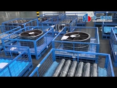 Caixa de armazenamento de paletes de aço dobrável Caixa de armazenamento de paletes de aço