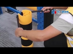 Protector de esquina vertical de estante de plástico Protector de coluna de guarda de correio