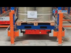 Radio Shuttle Pallet Racking Pallet Runner Rack Armazém Rack de armazenamento