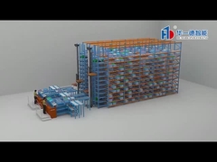 Navio de transporte de vários níveis Miniload stacker guindaste ASRS sistema automático de recolha e recuperação de caixas