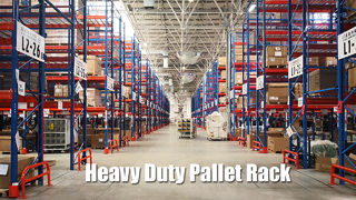 Rack de armazém para sistema de estantes de paletes para serviços pesados