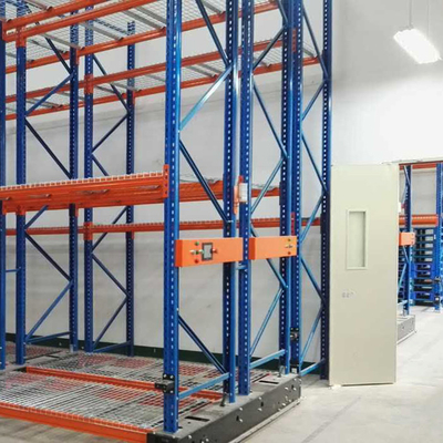 Eletricidade para pallets móveis Rack Rail Free Racking Armazém de armazenamento Rack Electricidade para pallets móveis Rack