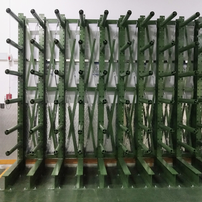 Cantilever Rack Para materiais de rolo Armazém Armazenamento Rack Rack cantilever pesado