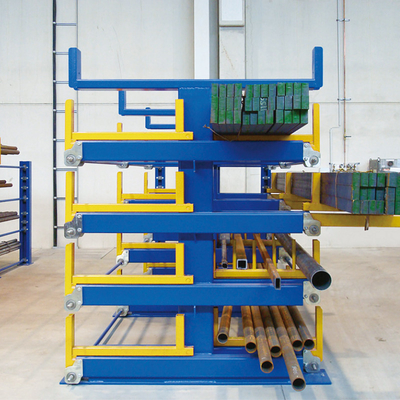Repositório manual telescópico de cantilever Repositório manual de tipo cranked para materiais longos