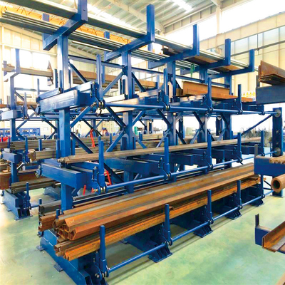 Repositório manual telescópico de cantilever Repositório manual de tipo cranked para materiais longos