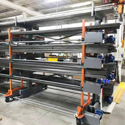 Dispositivo elétrico Telescópica Cantilever Rack Long Steel Pipe Cantilever Racking