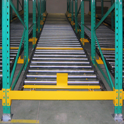 Racks de fluxo de paletes por gravidade Racks de gravidade Racks de armazenamento Racks de armazenamento Racks de gravidade