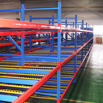 Cartão de rack de fluxo de gravidade de fluxo de rolos de racking de cartão de fluxo de racking de armazenamento de armazenamento