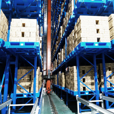 Armazenamento a frio Armazém Pallet Stacker Crane ASRS Centro de Logística Sistema automático de armazenamento e recuperação