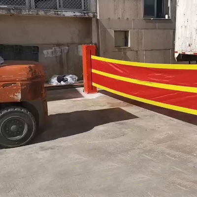 A40: Cortina macia resistente, corrimão anti-colisão, corrimão anti-colisão, porta de armazém