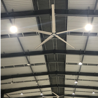 Ventilador de teto industrial grande para armazém Ventiladores de HVL grandes para fábrica Ventiladores D.Série