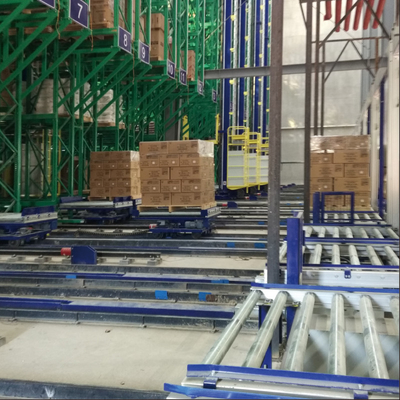 Sistema de transporte de paletes de triagem Sistema de transporte de rolos de gravidade flexível Sistema de logística de triagem Estante de armazenamento de depósito