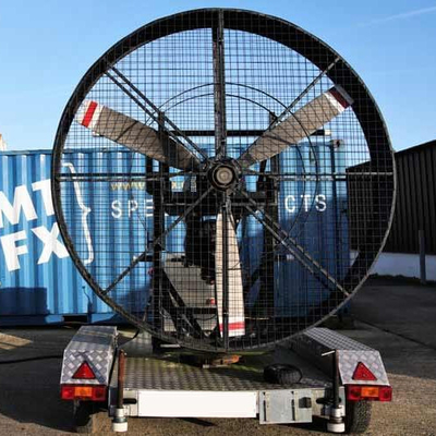 Grandes ventiladores industriais para oficinas grandes ventiladores HVLS com lâminas anti-colisão