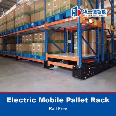 Eletricidade para pallets móveis Rack Rail Free Racking Armazém de armazenamento Rack Electricidade para pallets móveis Rack