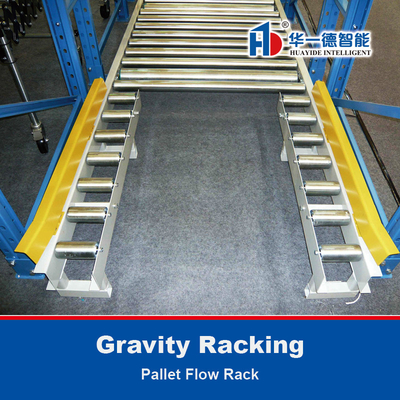 Racks de fluxo de paletes por gravidade Racks de gravidade Racks de armazenamento Racks de armazenamento Racks de gravidade