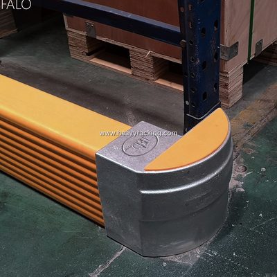 Protectores de rack vertical Protector de rack final Guarda de armazenamento Segurança Bollardo