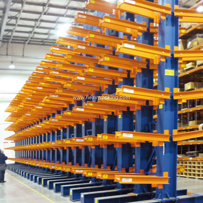Cantilever Rack para produtos longos Cantilever Rack de armazenamento de lado único ou duplo