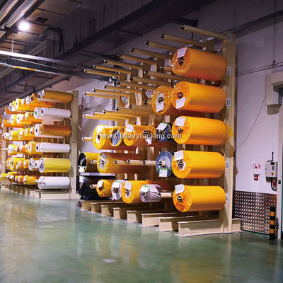 Rolo de suporte telescópico