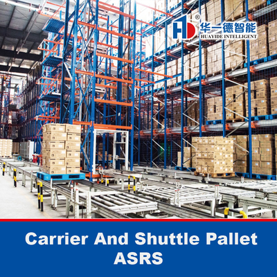 Sistema de armazenamento em depósito tridimensional de veículos de transporte e transporte Sistema automatizado de armazenamento e recuperação ASRS