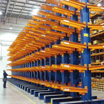 A05: Estante de cantilever para produtos longos e materiais de rolos