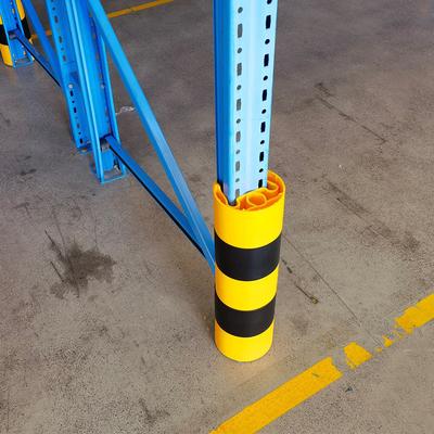 A42: Protector de esquina vertical de estante de plástico Protector de coluna de postes de guarda
