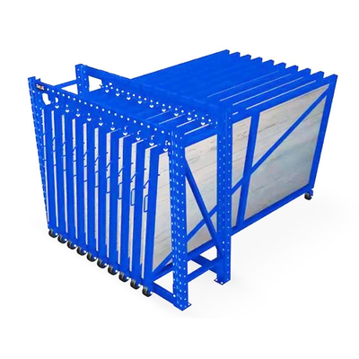 Folhas de rolamento verticais Estante Folhas de metal Estante de armazenamento Estante de gaveta