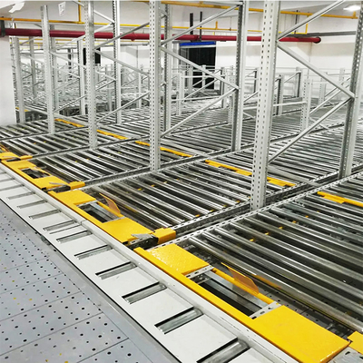 Racks de fluxo de paletes por gravidade Racks de gravidade Racks de armazenamento Racks de armazenamento Racks de gravidade