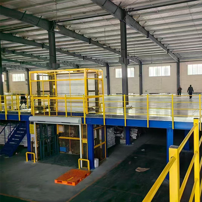 B08 Plataforma de estruturas de aço, estantes de piso de mezzanine, estantes de armazenagem de armazém