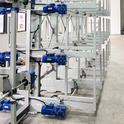 A30 Eletricidade Telescópica Cantilever Rack para armazenamento de tubos Roll Out Cantilever Racking