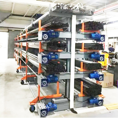 A30 Eletricidade Telescópica Cantilever Rack para armazenamento de tubos Roll Out Cantilever Racking