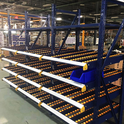 B28 Cartão de rack de fluxo de recolha rack de fluxo de gravidade rack de rolos rack de armazenamento