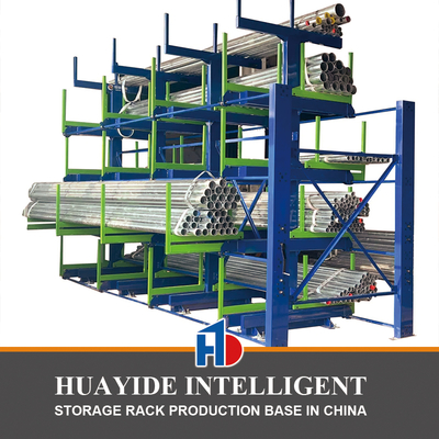 B52: Rolo de Armazenamento de Material Longo Rack Cantilever Deslizante para Barras e Tubos Rack Cantilever Deslizante