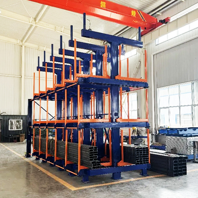B52: Rolo de Armazenamento de Material Longo Rack Cantilever Deslizante para Barras e Tubos Rack Cantilever Deslizante
