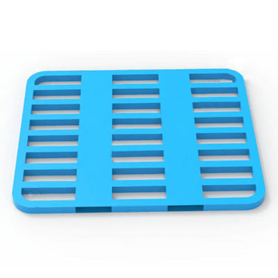 C04: Paletes de aço com cantos arredondados são usados para armazenar grãos ensacados, ração, etc. Para evitar que os sacos sejam danificados por garfos e facilitar o empilhamento e a organização.