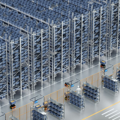 A pálete seletiva submete a cor resistente do sistema RAL do armazenamento do armazém