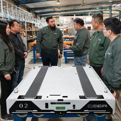 Carro de transporte de rádio de quatro vias para paletes de transporte de quatro vias ASRS Sistema automático de armazenamento e recuperação de paletes