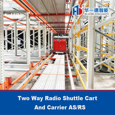 Sistema Automático de Armazenamento e Recuperação ASRS com Carrinho Shuttle Bidirecional e Transportador, Sistema de Estantes Pallet Runner