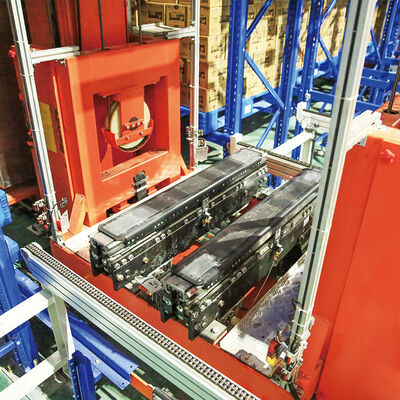 Máquina de armazenamento e recuperação de SRM com suporte de piso de guindaste ASRS Sistema automático de armazenamento e recuperação