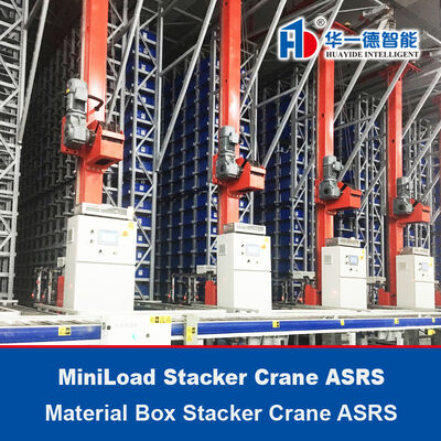 MiniLoad Stacker Crane ASRS Material Box Stacker Crane Sistema Automático de Armazenamento e Recuperação