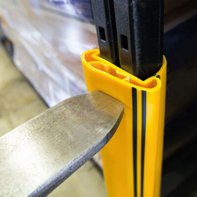 Protetor de Palete Pesado para Rack de Armazém, Proteção de Coluna de Rack de Palete, Protetor Flexível de Plástico para Montante