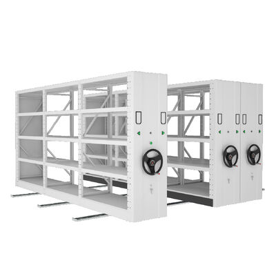 Estantes Móveis Elétricas com Manivela Compactas de Alta Densidade