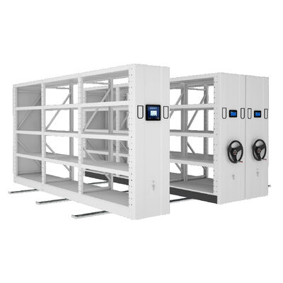 Estantes Móveis Elétricas com Manivela Compactas de Alta Densidade