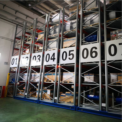 500 kg por camada de aço Eletrônico Móvel Racking Económico RAL Cor