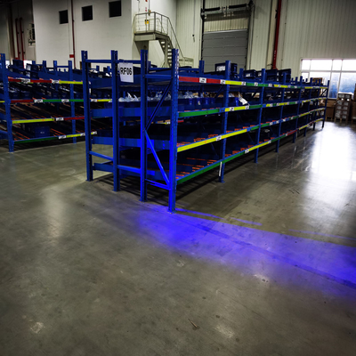 FIFO RAL Cor Gravity Flow Rack para armazenamento em armazém