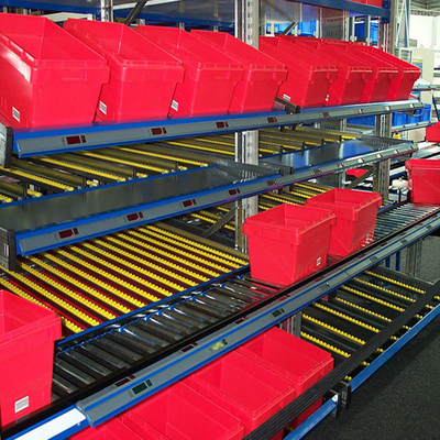 FIFO RAL Cor Gravity Flow Rack para armazenamento em armazém