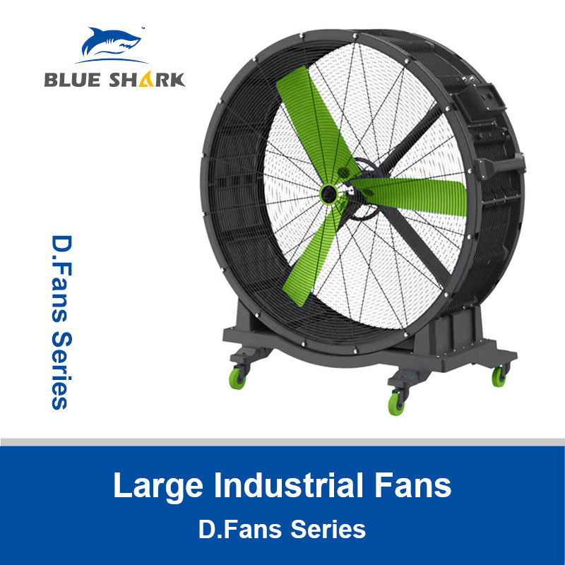 Ventilador industrial de grande dimensão para armazéns Ventiladores HVLS para fábricas Ventiladores DM