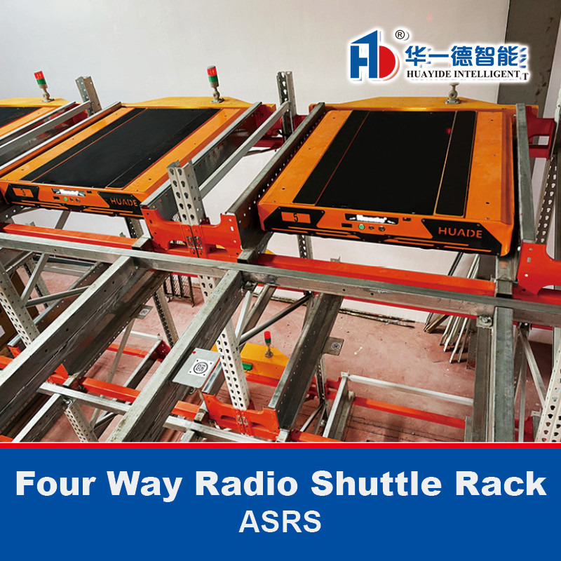 Estacionamento de rádio-navio de quatro vias Sistema de estacionamento para transportadores de paletes ASRS