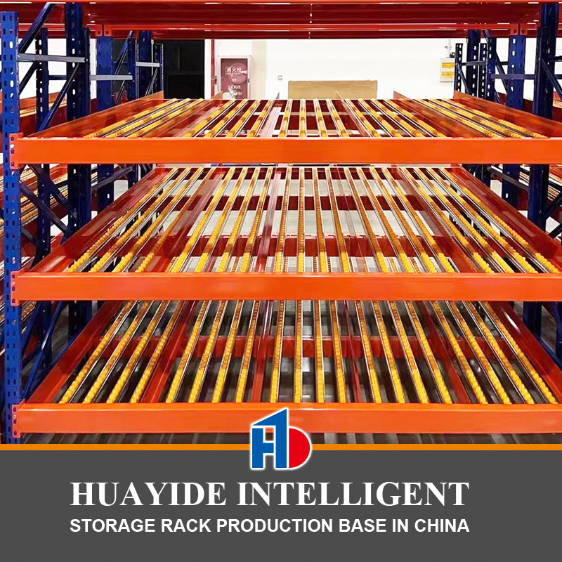 A24: Cartão de rack de fluxo de gravidade de rolos Racking rolos transportadores racks com rolos de liga de alumínio