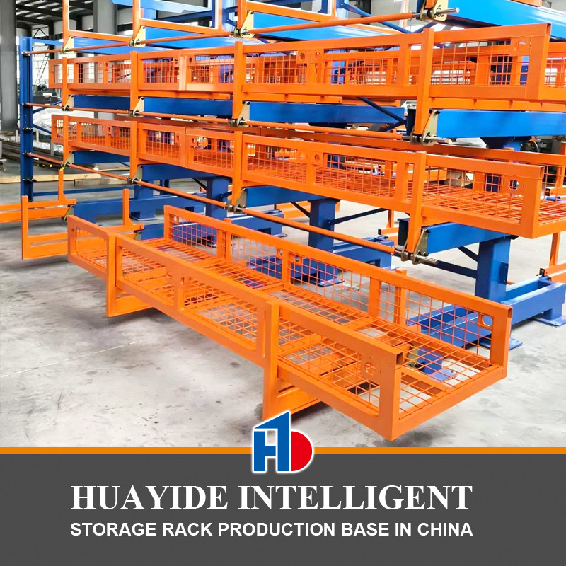 A30 Eletricidade Telescópica Cantilever Rack para armazenamento de tubos Roll Out Cantilever Racking